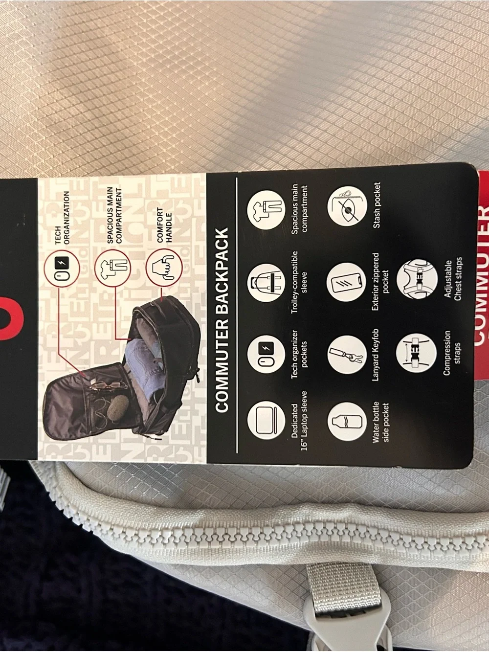 True Religion Travel Backpack - Sleek Everyday Carry